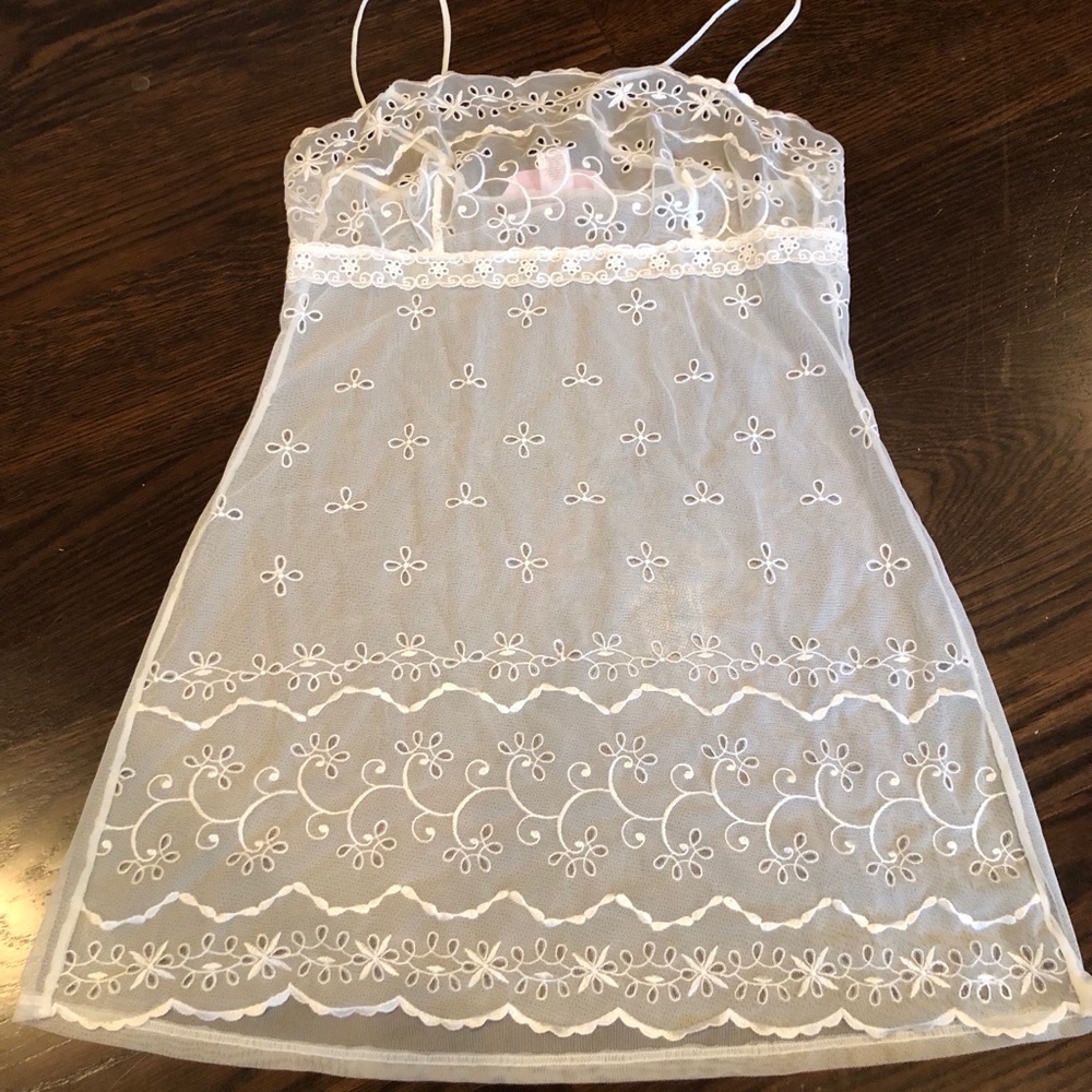 NWOT Victoria’s Secret eyelet sexy lingerie white